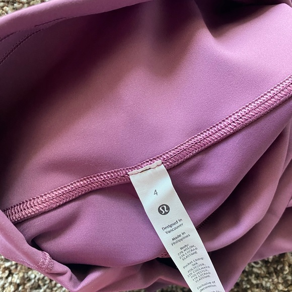 NWOT Lululemon Wunder Train High-Rise Tight 25" - Vintage Plum - Picture 4 of 4